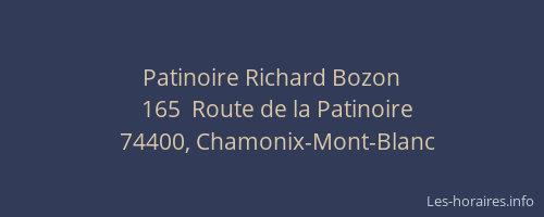 Patinoire Richard Bozon