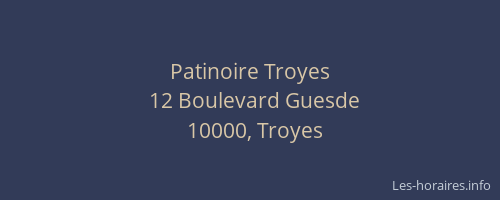 Patinoire Troyes