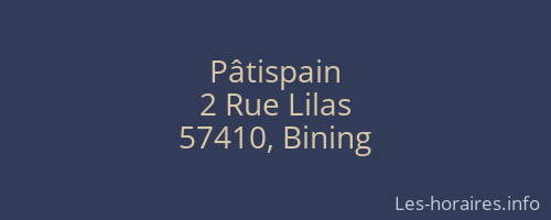 Pâtispain