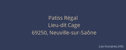Patiss Régal