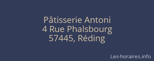 Pâtisserie Antoni