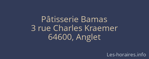 Pâtisserie Bamas