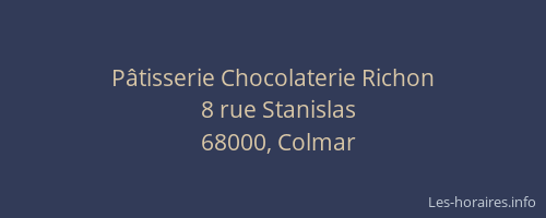 Pâtisserie Chocolaterie Richon