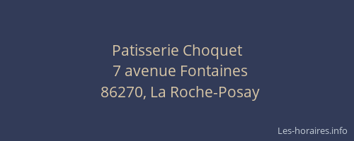 Patisserie Choquet