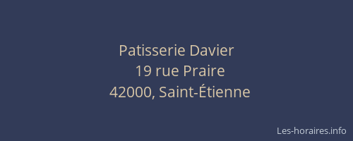 Patisserie Davier