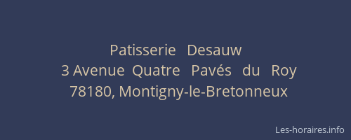 Patisserie   Desauw