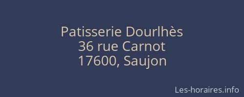 Patisserie Dourlhès