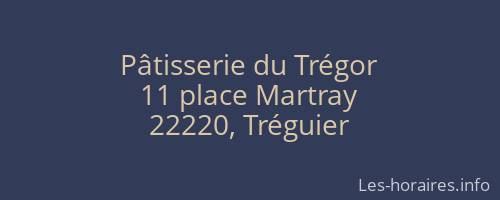 Pâtisserie du Trégor