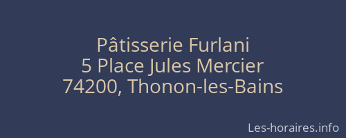 Pâtisserie Furlani