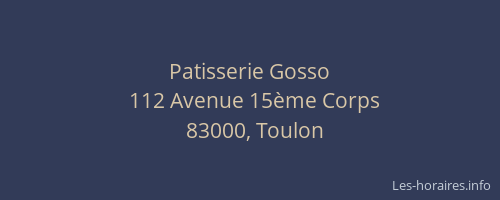 Patisserie Gosso