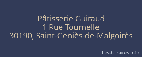 Pâtisserie Guiraud