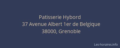 Patisserie Hybord