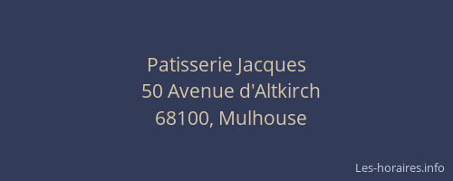 Patisserie Jacques
