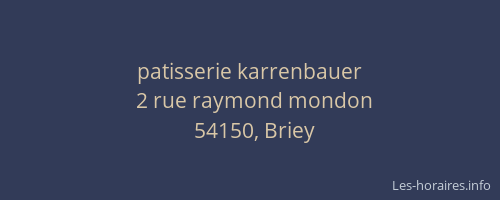 patisserie karrenbauer