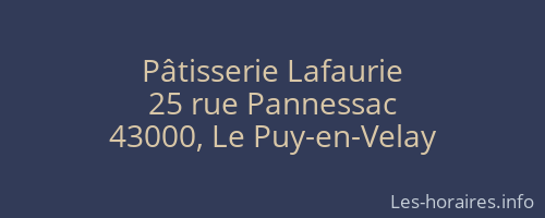 Pâtisserie Lafaurie