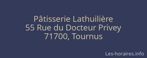 Pâtisserie Lathuilière