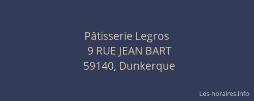 Pâtisserie Legros