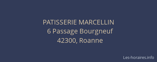 PATISSERIE MARCELLIN