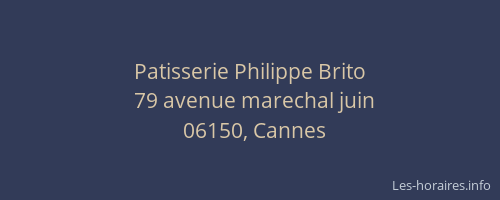 Patisserie Philippe Brito