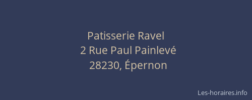Patisserie Ravel