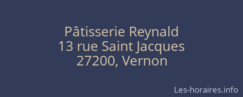Pâtisserie Reynald