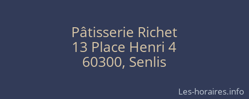 Pâtisserie Richet