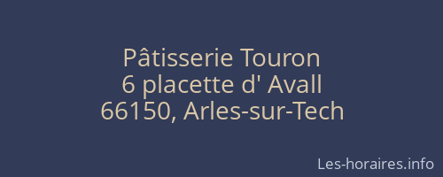 Pâtisserie Touron