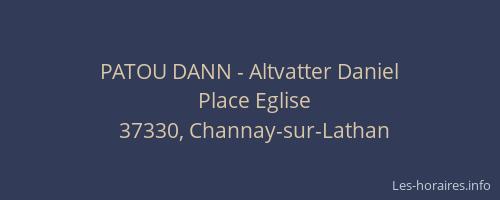 PATOU DANN - Altvatter Daniel