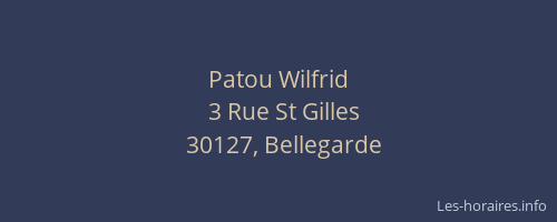 Patou Wilfrid