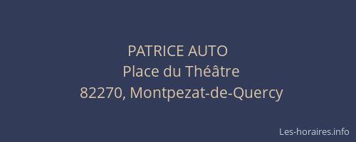 PATRICE AUTO