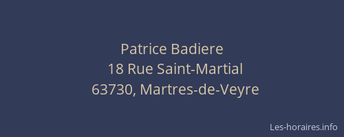 Patrice Badiere