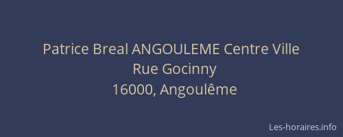 Patrice Breal ANGOULEME Centre Ville