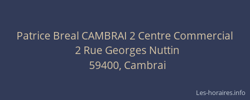 Patrice Breal CAMBRAI 2 Centre Commercial