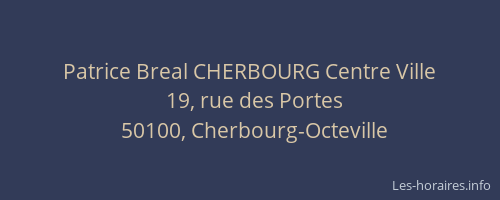 Patrice Breal CHERBOURG Centre Ville