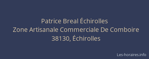 Patrice Breal Échirolles