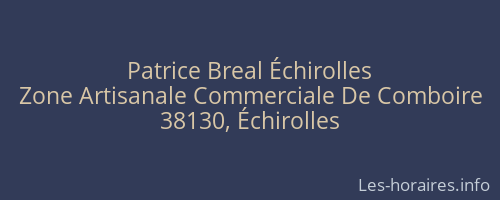 Patrice Breal Échirolles