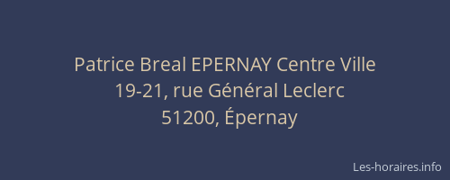 Patrice Breal EPERNAY Centre Ville