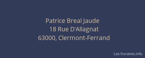 Patrice Breal Jaude