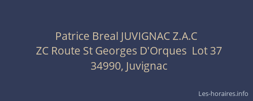 Patrice Breal JUVIGNAC Z.A.C