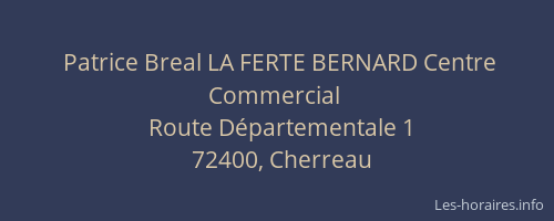 Patrice Breal LA FERTE BERNARD Centre Commercial