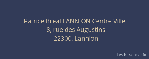 Patrice Breal LANNION Centre Ville