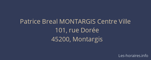 Patrice Breal MONTARGIS Centre Ville
