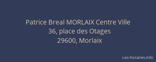 Patrice Breal MORLAIX Centre Ville