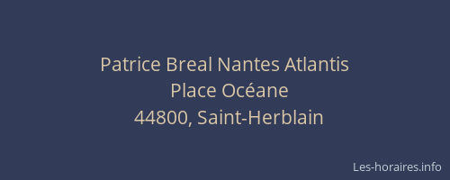 Patrice Breal Nantes Atlantis
