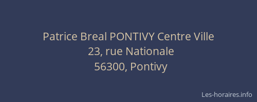Patrice Breal PONTIVY Centre Ville