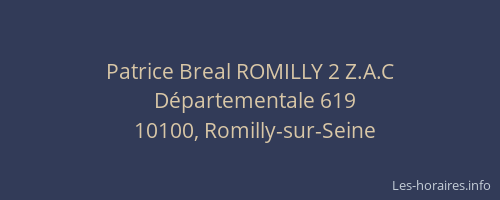 Patrice Breal ROMILLY 2 Z.A.C