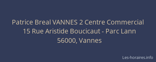 Patrice Breal VANNES 2 Centre Commercial