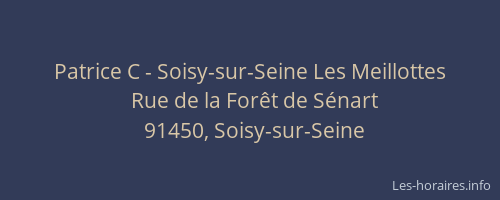 Patrice C - Soisy-sur-Seine Les Meillottes