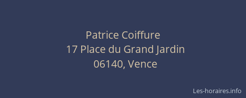 Patrice Coiffure