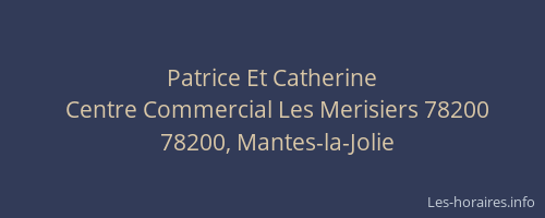Patrice Et Catherine